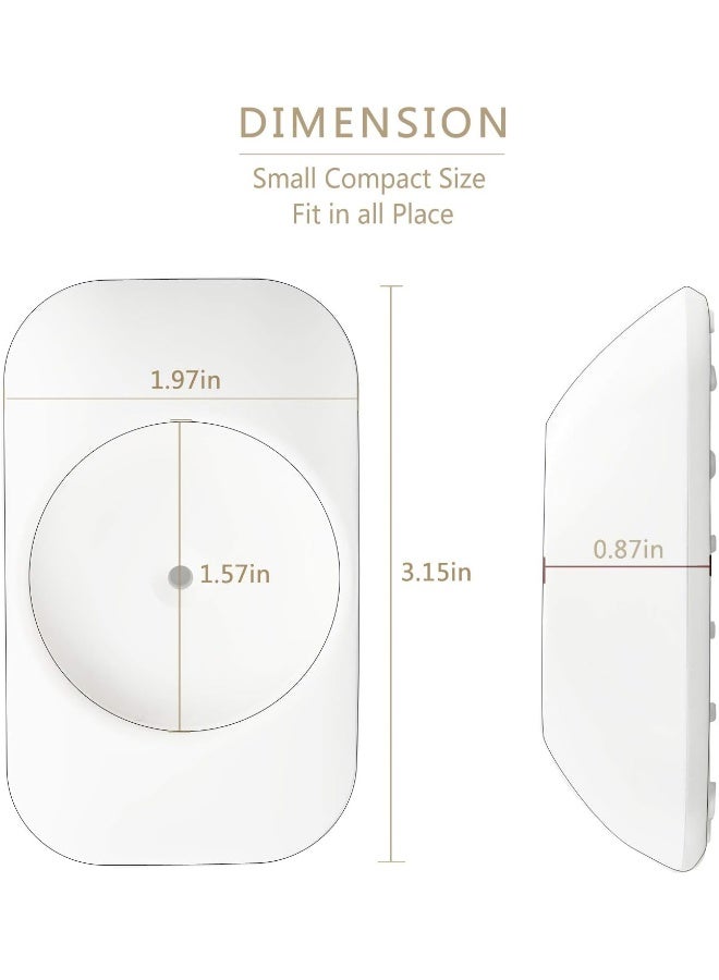 vmaisi Vmaisi Baby Gate Wall Cup Protector Make Pressure Mounted Safety Gates More Stable - Wall Damage-Free - Fit for Doorway, Door Frame, Baseboard - Work on Dog & Pet Gates (White) - Image 5