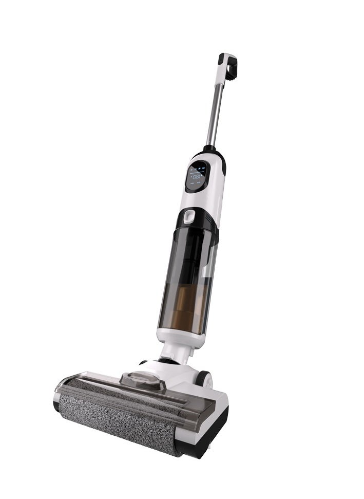 Ayeeb - Cordless Smart All-in-one Multi-Surface Total Floor Scrubber Carpet Cleaning Machine,Wet Dry Vacuum Roller Brush Mop,Multifunctional Versatile Kitchen Waste Auto Clean Self-driven Portable Lightweight - Image 1