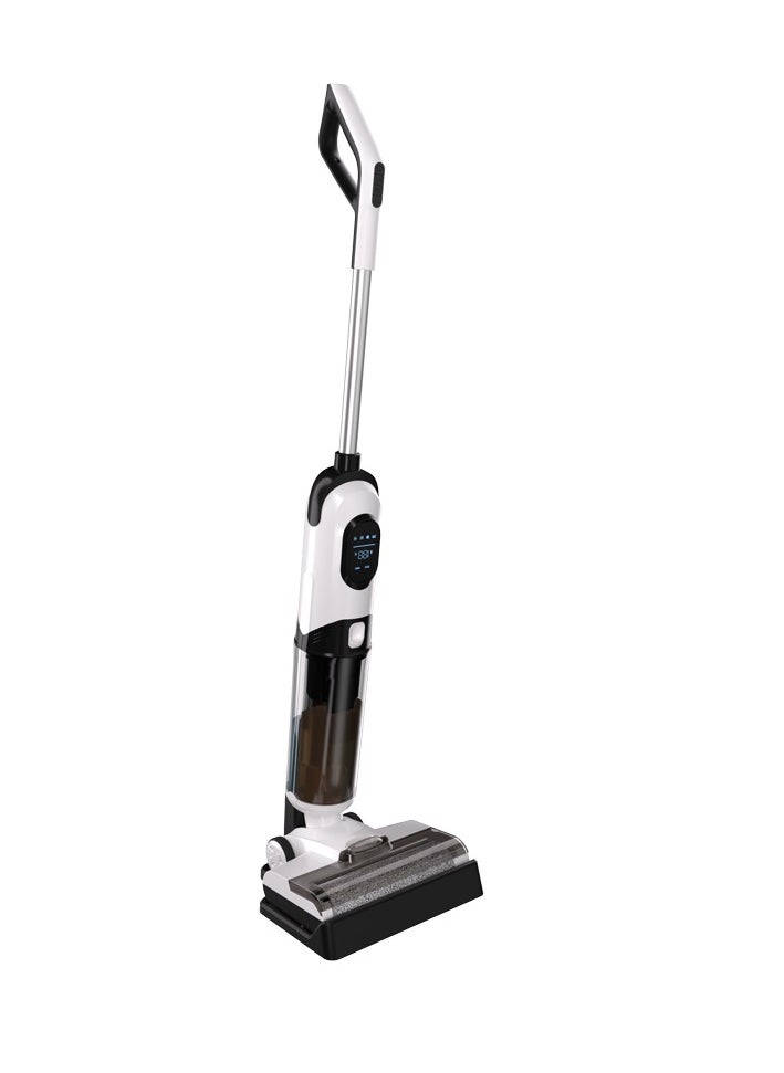 Ayeeb - Cordless Smart All-in-one Multi-Surface Total Floor Scrubber Carpet Cleaning Machine,Wet Dry Vacuum Roller Brush Mop,Multifunctional Versatile Kitchen Waste Auto Clean Self-driven Portable Lightweight - Image 1
