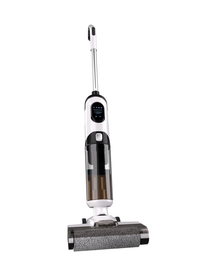 Ayeeb - Cordless Smart All-in-one Multi-Surface Total Floor Scrubber Carpet Cleaning Machine,Wet Dry Vacuum Roller Brush Mop,Multifunctional Versatile Kitchen Waste Auto Clean Self-driven Portable Lightweight - Image 1