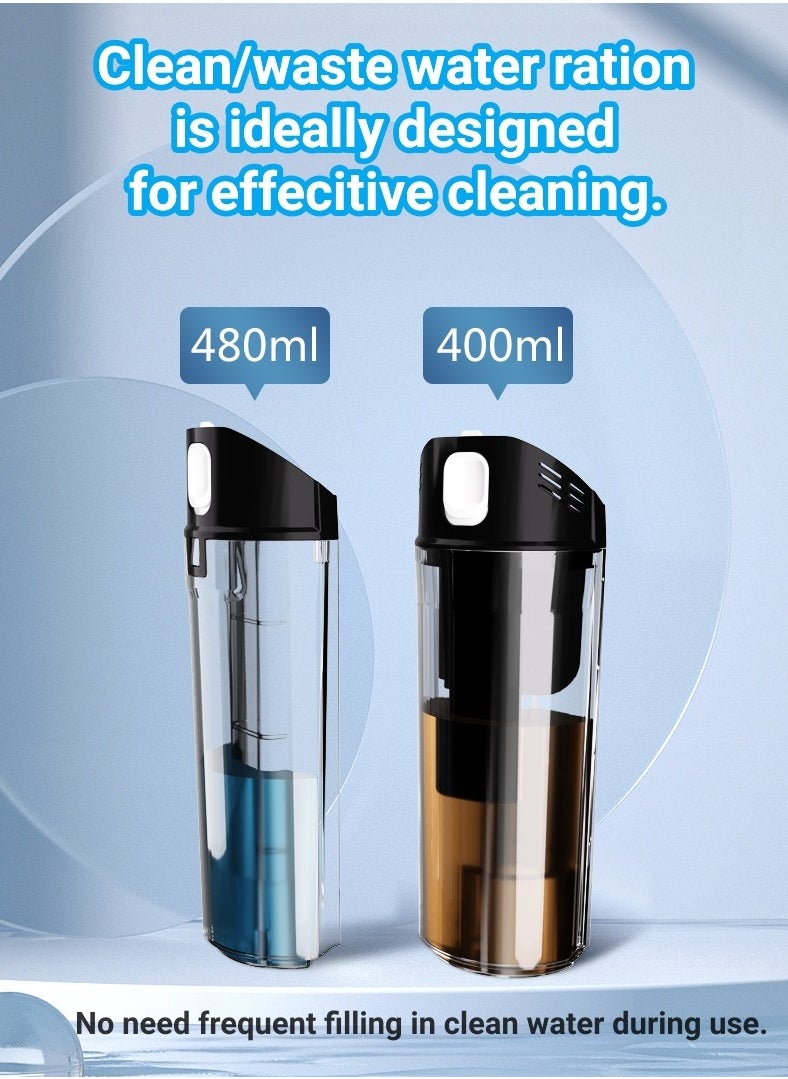 Ayeeb - Cordless Smart All-in-one Multi-Surface Total Floor Scrubber Carpet Cleaning Machine,Wet Dry Vacuum Roller Brush Mop,Multifunctional Versatile Kitchen Waste Auto Clean Self-driven Portable Lightweight - Image 1