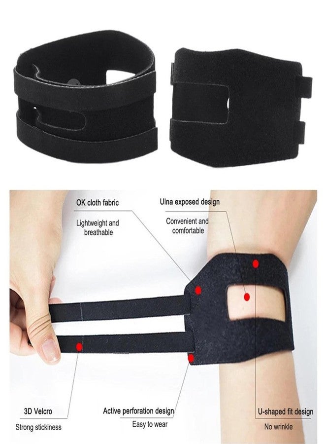 SHOPVILLA Cotton 2Pc Tfcc Wrist Brace,Adjustable Wrist Brace For T F C C Tear,Portable Breathable Adjustable Support Straps For Ulnar Sided Wrist Pain Relief,Wrist Wraps For Weightlifting,Wrist Brace - Image 5