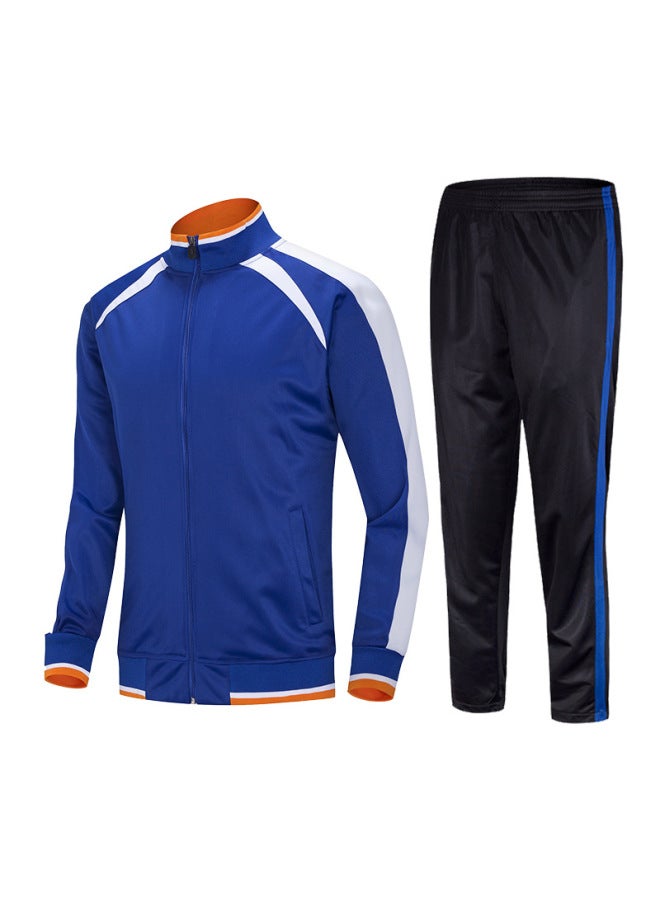 Autumn And Winter Adult Leisure Sports Suit Custom Gold Velvet Long Sleeve Collar Coat Running Training Team Logo