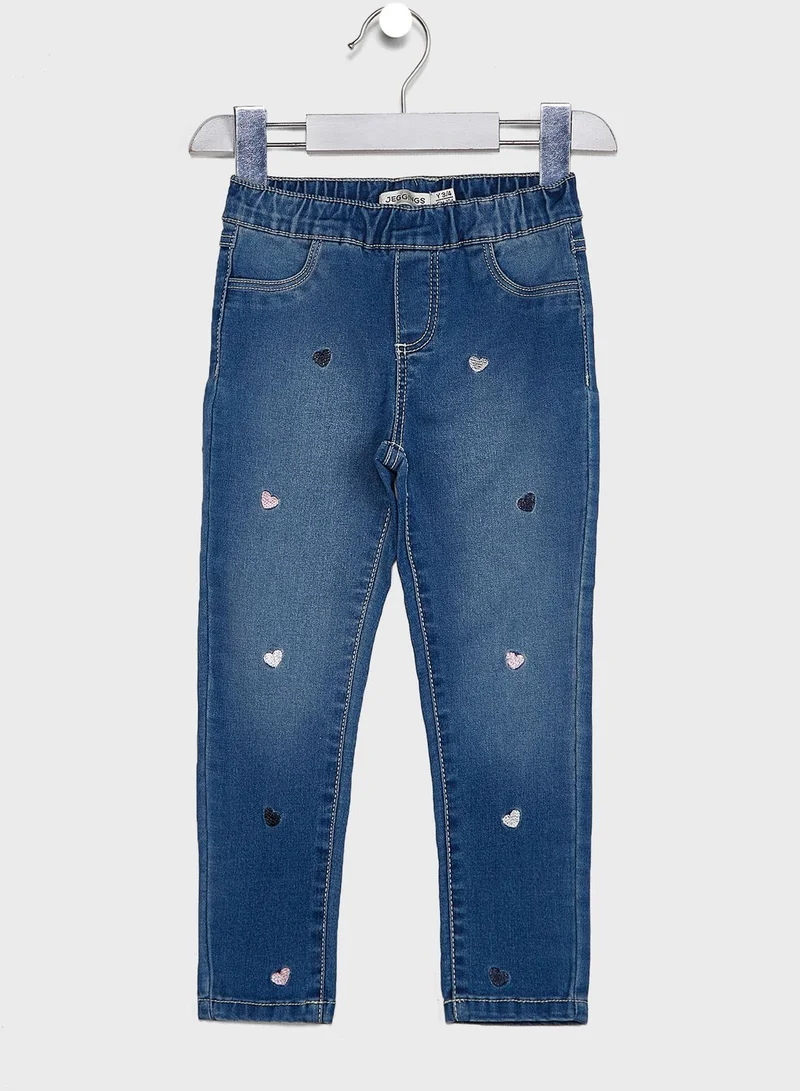 Ovs Kids Mid Wash Straight Fit Jeans