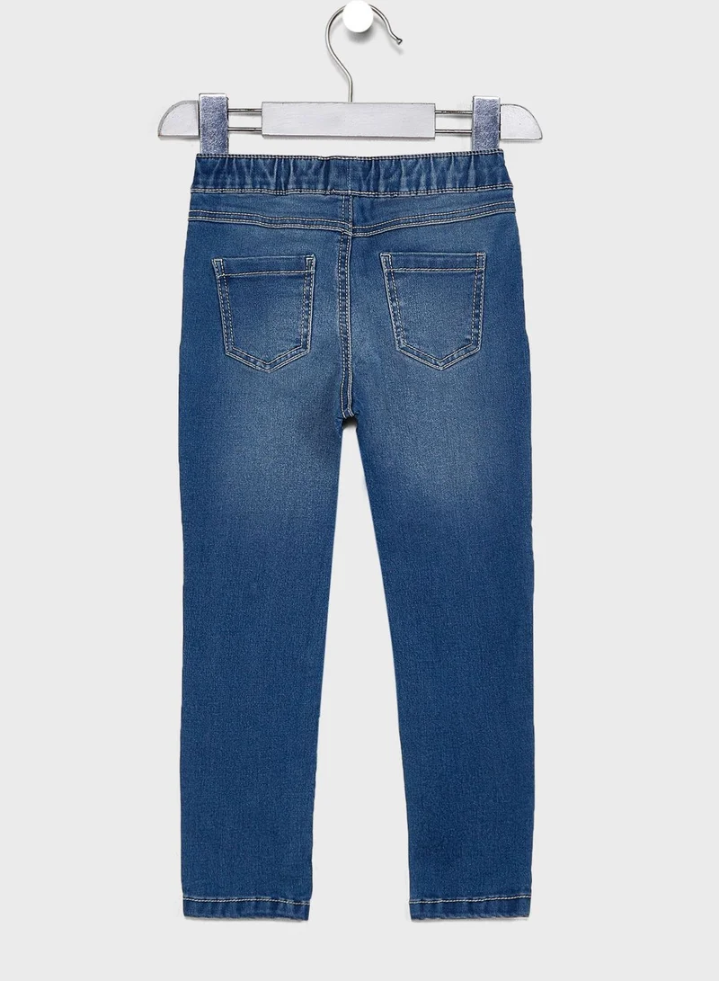 Ovs Kids Mid Wash Straight Fit Jeans