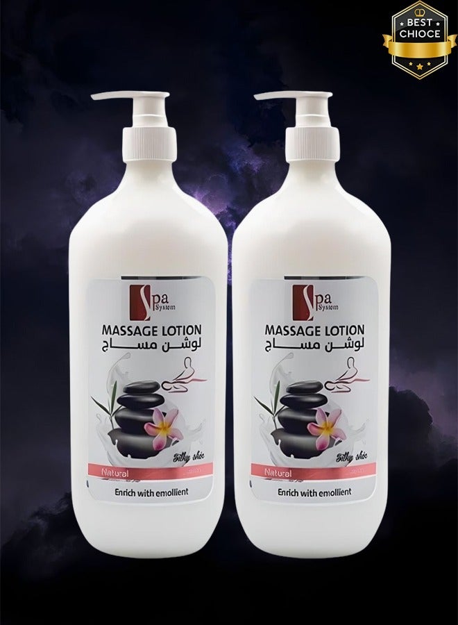 سبا سيستم 2 قطع لوشن تدليك طبيعي غني بالمطريات - Image 1