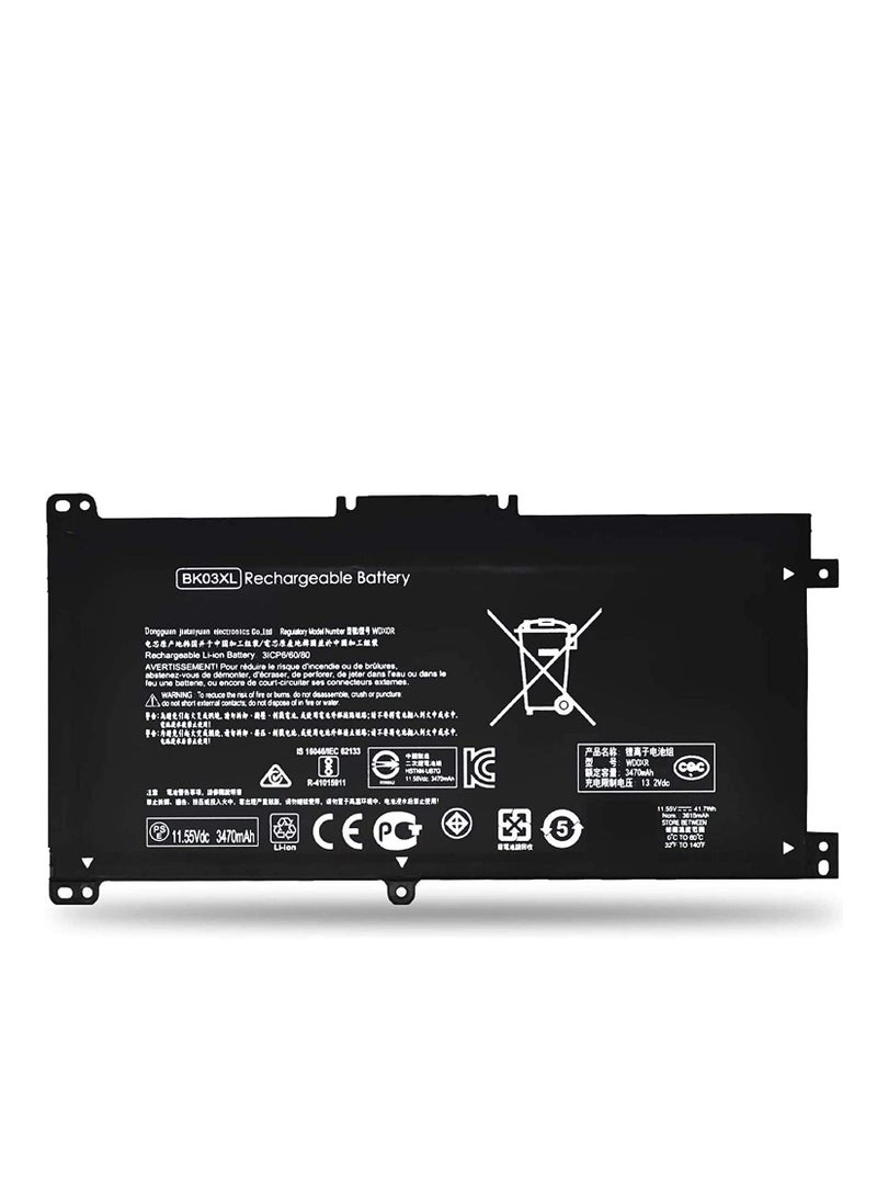 CSF BK03XL Laptop Battery Replacement for HP Pavilion X360 14-BA000 14M-BA000:14m-ba011dx 14m-ba013dx 14m-ba015dx 14m-ba114dx 14-ba253cl 14-ba125cl 14-ba175nr...  - Image 1