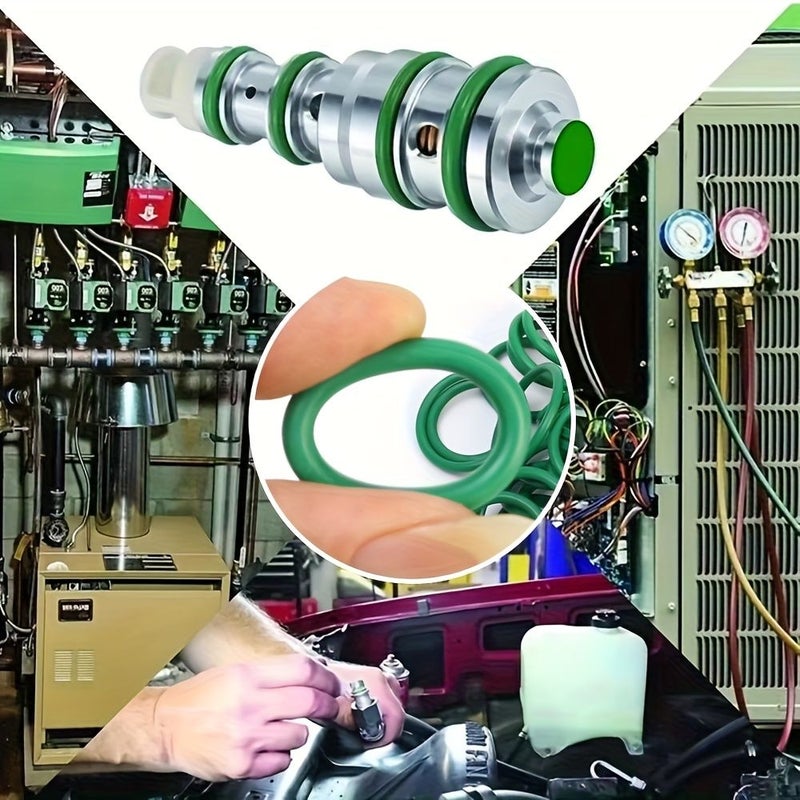 274pcs Green O Rings With Oil Seal Screwdriver For Auto AC Compressor Pipe Sealing Tool - Image 3