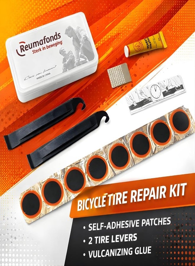FCCRACING Bicycle Tyre Repair Kit | Portable Cycle Puncture Repair Tool Set with Patches and Tire Levers | Inner Tube Puncture Repair Kit - Image 2