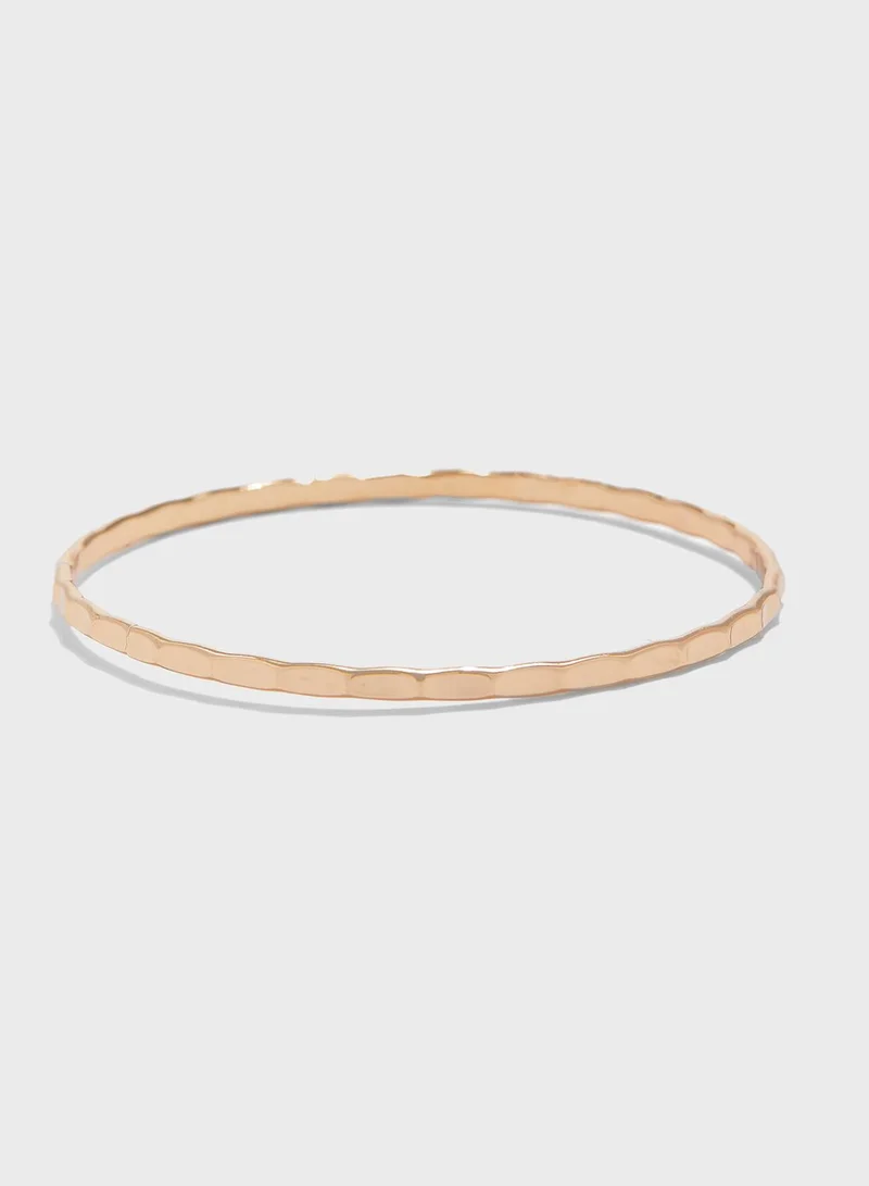 FOREVER 21 Multipack Hammered Bangle Bracelets