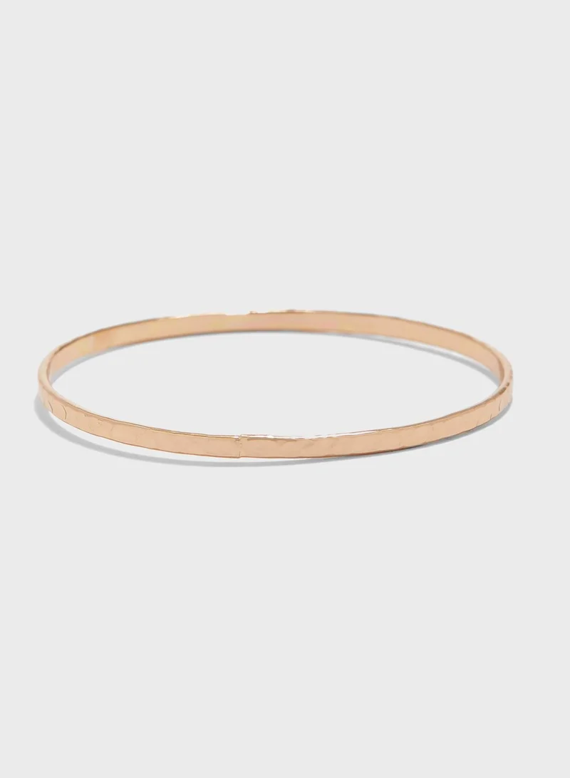 FOREVER 21 Multipack Hammered Bangle Bracelets