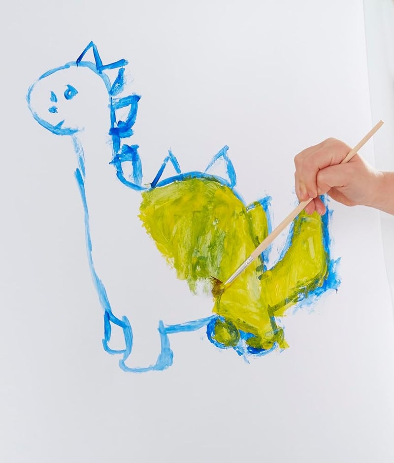 هيب لفافة ورق فني من نوع Hape Art Paper، مناسبة لأعمدة الرسم للأطفال، مقاس 15 بوصة × 787 بوصة، مجموعة أعمدة رسم خشبية متكاملة، مناسبة للأطفال من عمر 3 سنوات فما فوق. - Image 2