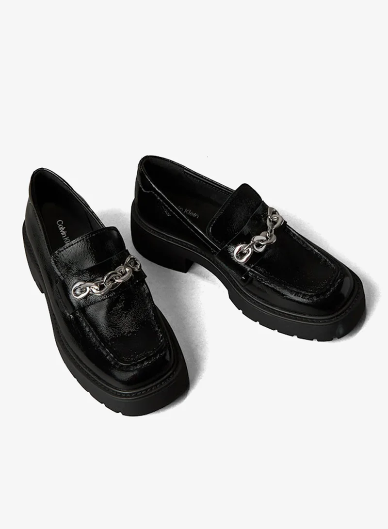 Calvin Klein Jeans Leather Chunky Apron Toe Loafers