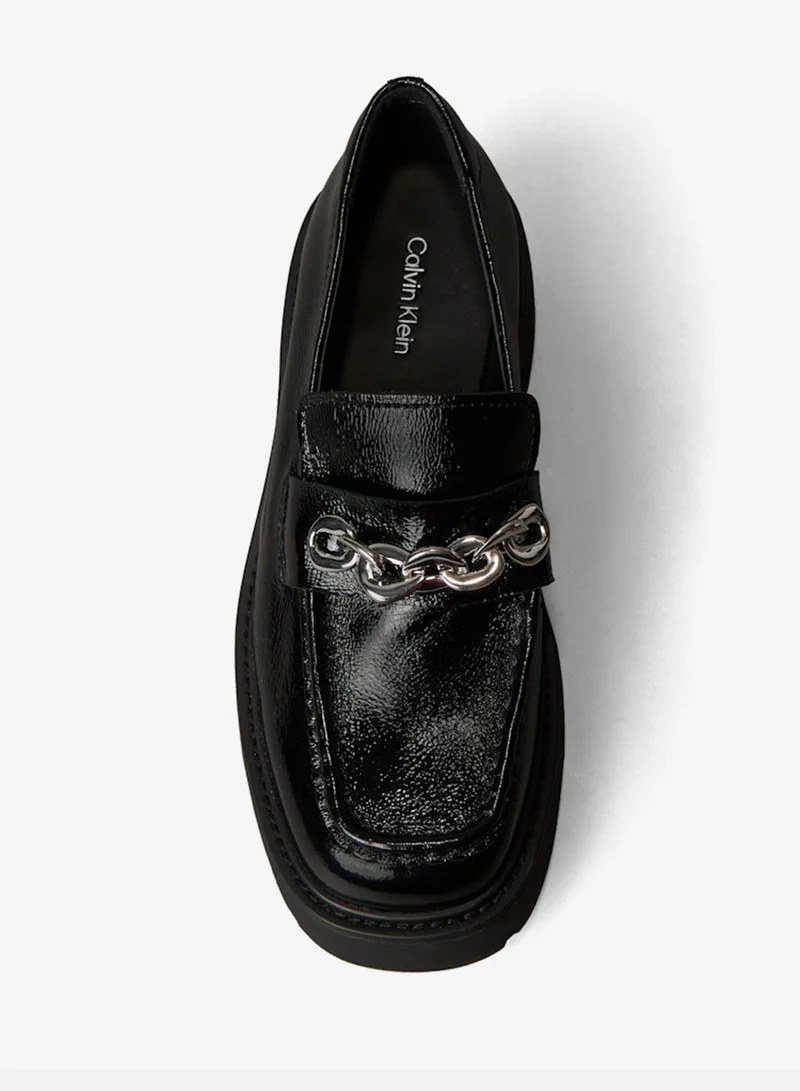 Calvin Klein Jeans Leather Chunky Apron Toe Loafers