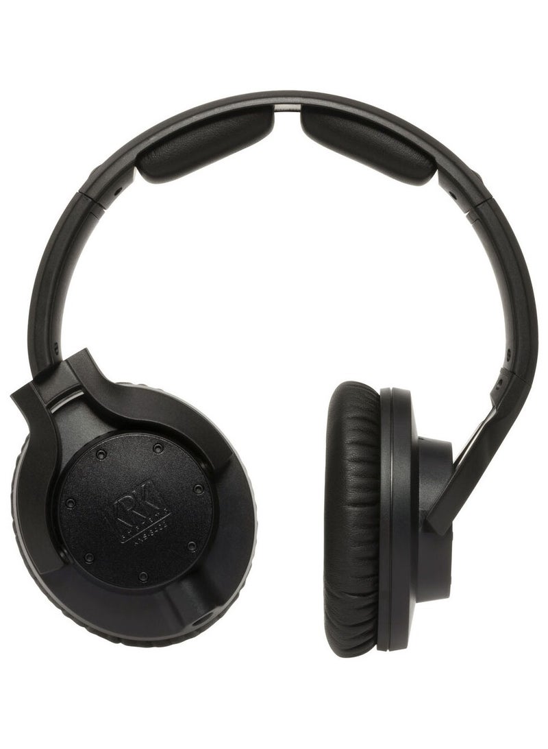 KRK Closed-back Circumaural Headphones with Memory Foam Earpads, Detachable Cable, and In-line Volume Control - Image 4