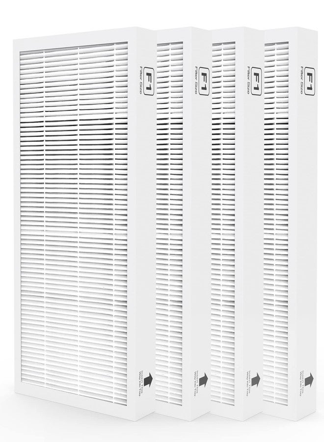 Vegebe 4-Pack F1 H13 True HEPA Filter Replacement, Compatible with 3M Filtrete C01 T02 Air Purifier - Image 1
