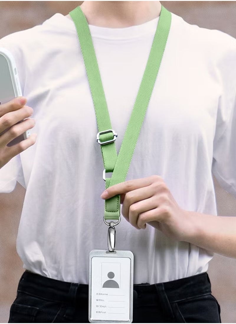 Generic - Phone Lanyard Wrist and Neck Adjustable Strap Smartphone Chain with Adhesive Anti-loss Anti-drop Strap Compatible with Most Smartphones Samsung iPhone Series Green - Image 1