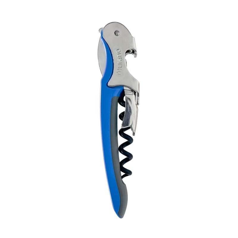 Franmara Franmara SoftTouch Murano TwoStep Waiter Corkscrew with Nonstick Spiral Bright Blue 