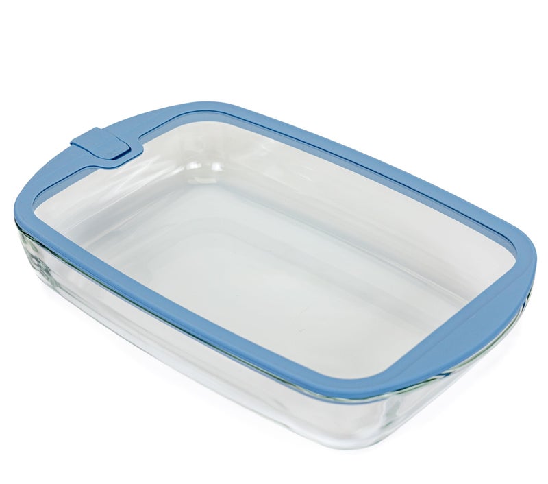 Sio 9x13 Glass Baking Dish with GLASS LID Lids Large Airtight Casserole Dish for Oven Pan Dishes Food Storage Containers Lids Glass Silicone Sets Bakeware Bread Pan Tray Sheet Ceramic Tins Non Toxic - Image 2
