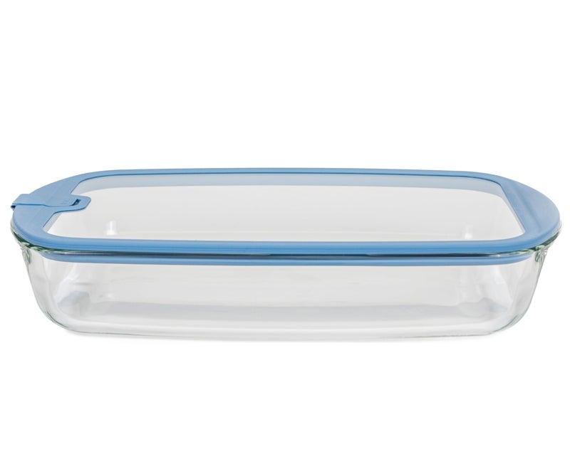 Sio 9x13 Glass Baking Dish with GLASS LID Lids Large Airtight Casserole Dish for Oven Pan Dishes Food Storage Containers Lids Glass Silicone Sets Bakeware Bread Pan Tray Sheet Ceramic Tins Non Toxic - Image 1