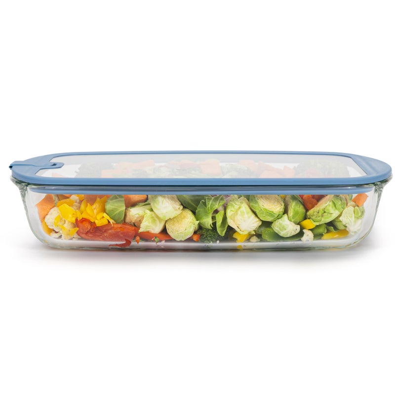 Sio 9x13 Glass Baking Dish with GLASS LID Lids Large Airtight Casserole Dish for Oven Pan Dishes Food Storage Containers Lids Glass Silicone Sets Bakeware Bread Pan Tray Sheet Ceramic Tins Non Toxic - Image 4