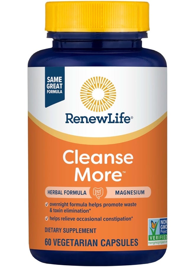 Renew Life - Cleanse More Softgels, 60 Softgels - Image 1