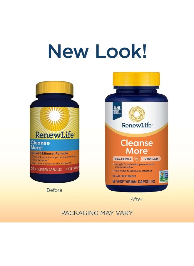 Renew Life - Cleanse More Softgels, 60 Softgels - Image 1
