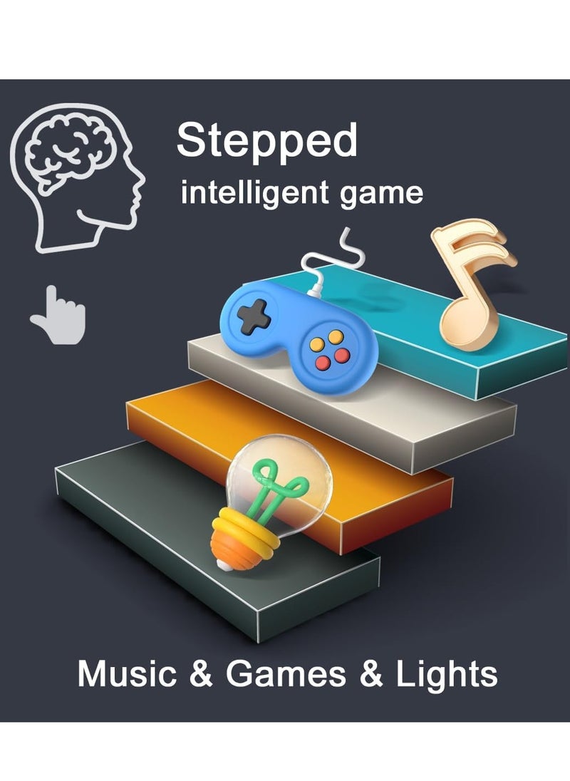 Interactive Musical Toy for Kids, Fun Pop It Fidget Game with Luminous Notes