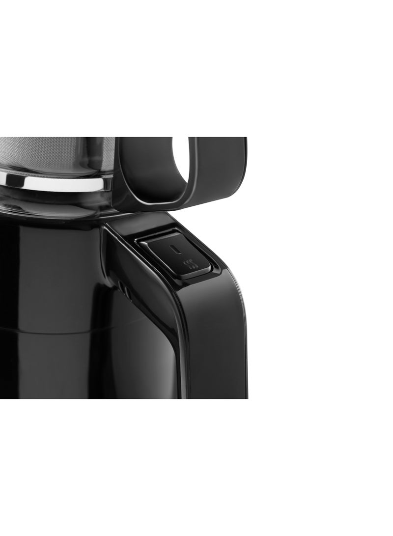 Arzum Teablend Electric Tea Maker 1.8L Kettle & 0.8L Glass Teapot (AR3141) Black AR3141-0100 black - Image 3