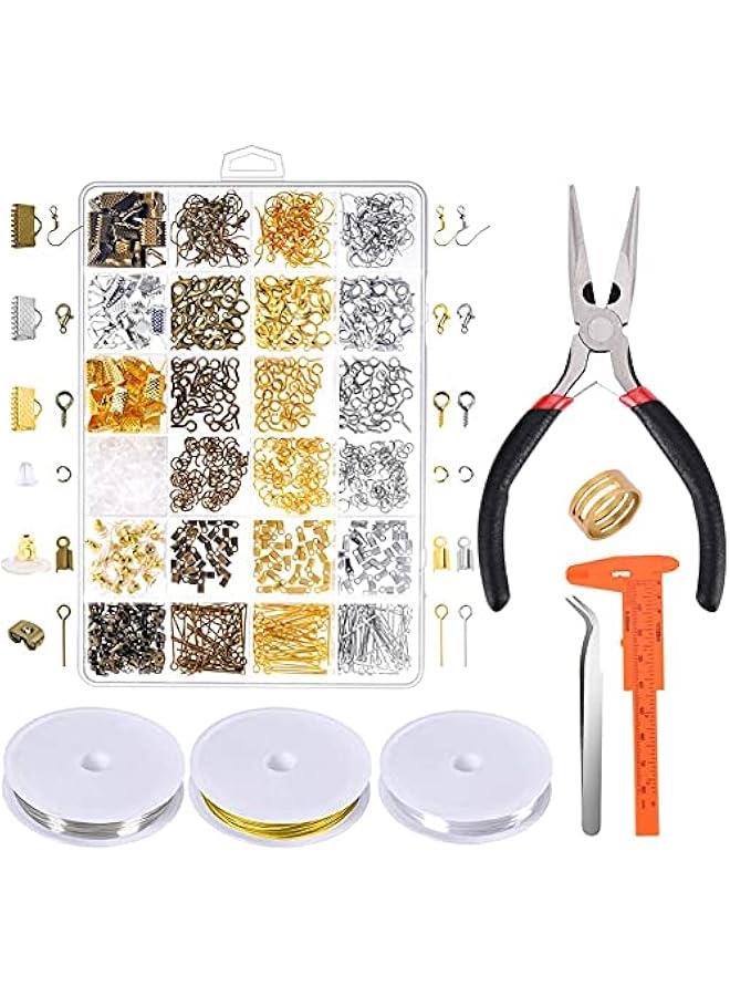 FYLX Jewelry Making Kit for Beginners  lete Set with Tools Pliers Findings Beading Wires - Image 1