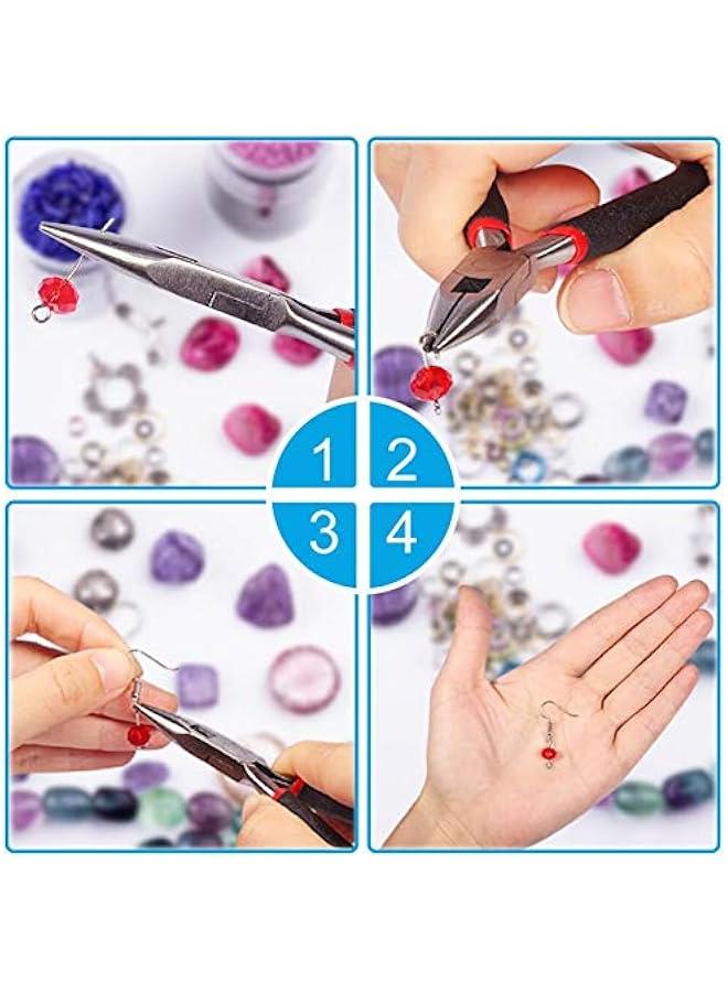 FYLX Jewelry Making Kit for Beginners  lete Set with Tools Pliers Findings Beading Wires - Image 4
