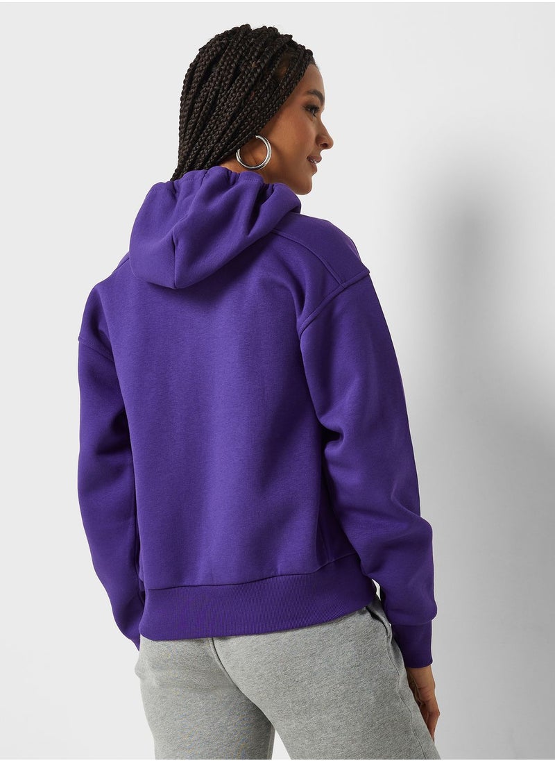 LACOSTE - Zip Through Knitted Hoodie - Image 1