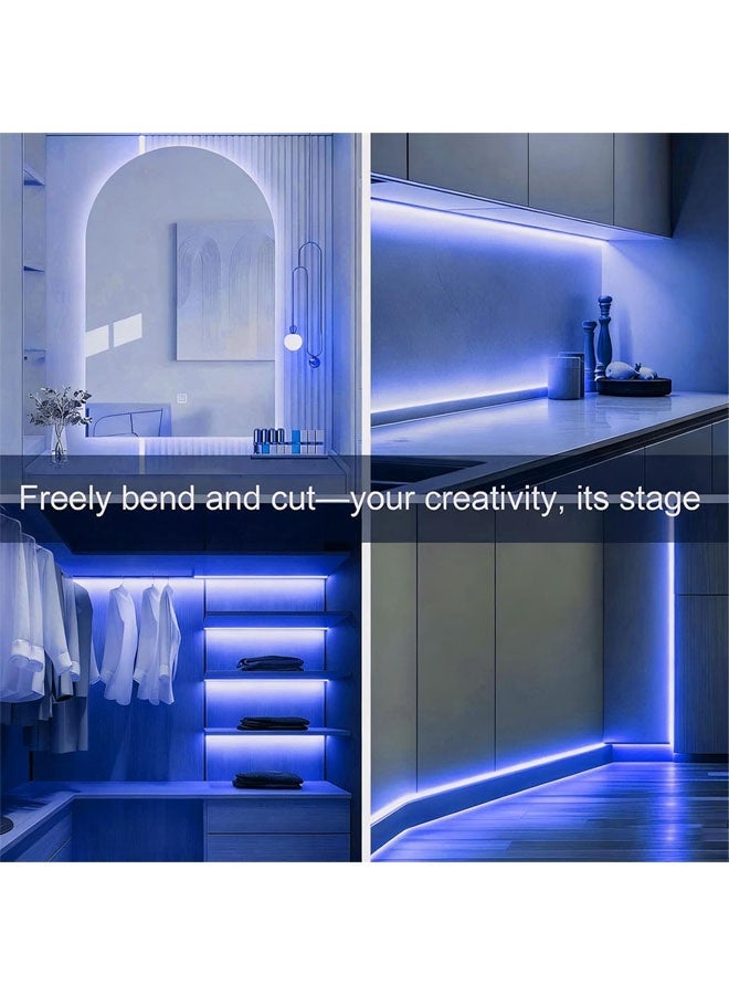 شريط إضاءة LED، شريط إضاءة LED فائق السطوع 5 فولت، يعمل بمنفذ USB، مرن، مناسب لإضاءة الخزائن في غرف النوم والمطابخ. - Image 3