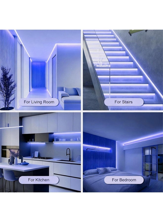 شريط إضاءة LED، شريط إضاءة LED فائق السطوع 5 فولت، يعمل بمنفذ USB، مرن، مناسب لإضاءة الخزائن في غرف النوم والمطابخ. - Image 5
