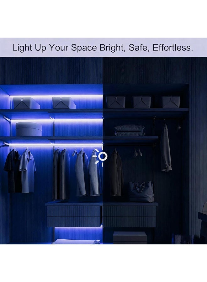 شريط إضاءة LED، شريط إضاءة LED فائق السطوع 5 فولت، يعمل بمنفذ USB، مرن، مناسب لإضاءة الخزائن في غرف النوم والمطابخ. - Image 4