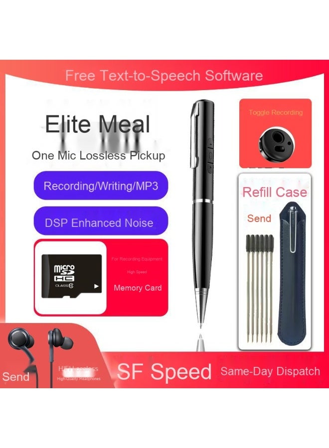 HD Business Voice Recorder - Portable Pen-Shaped Audiobook Player - Image 1