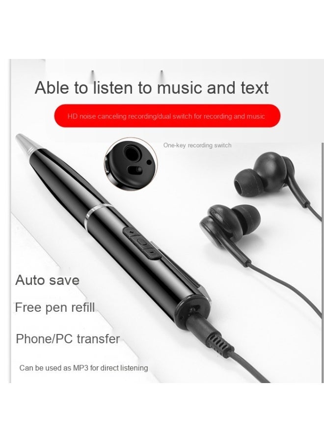 64G HD Business Voice Recorder - Portable Pen-Shaped Audiobook Player - Image 4