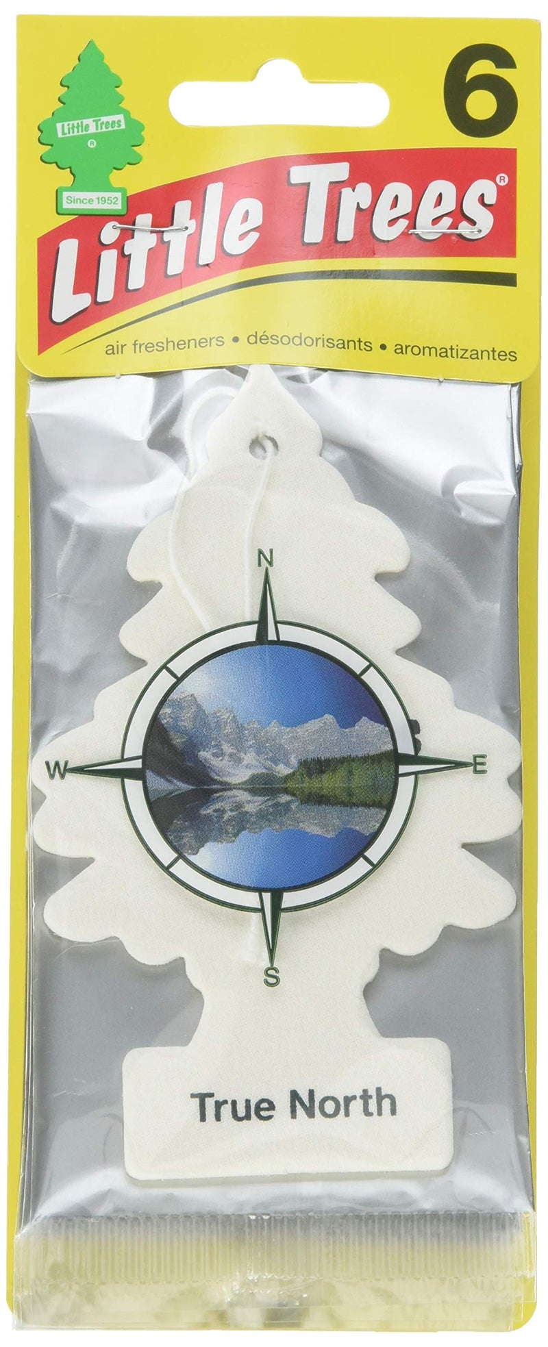 Little Trees معطر هواء السيارة ليتل تريز 6 عبوات - نورث الحقيقي - Image 3