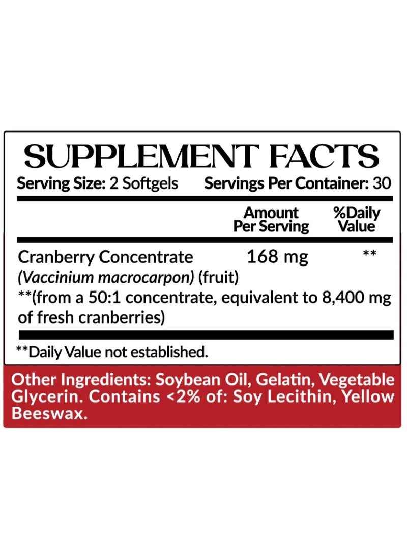 Earth's Creation Cranberry Concentrate 8400 Equivalent UTI Prevention, Urinary Health & Antioxidant Boost - Image 4