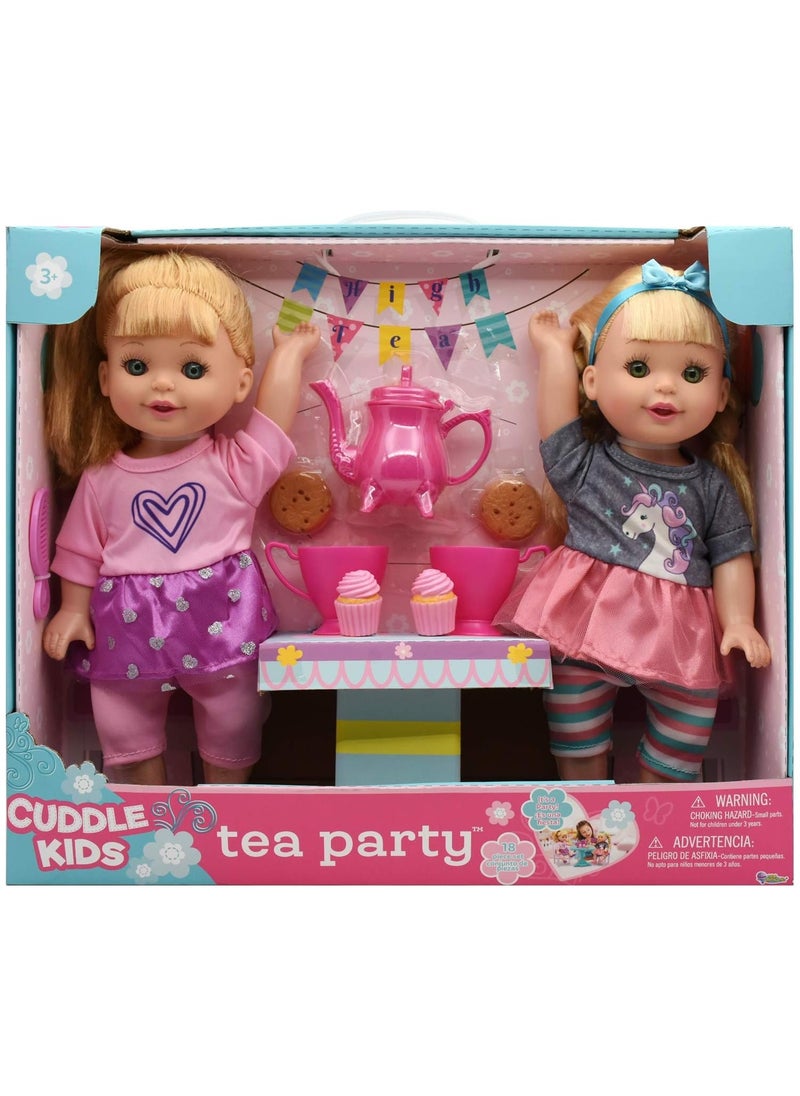 Baby Maziuna Tea Party Doll Set For Kids With 2 Dolls  - Image 1