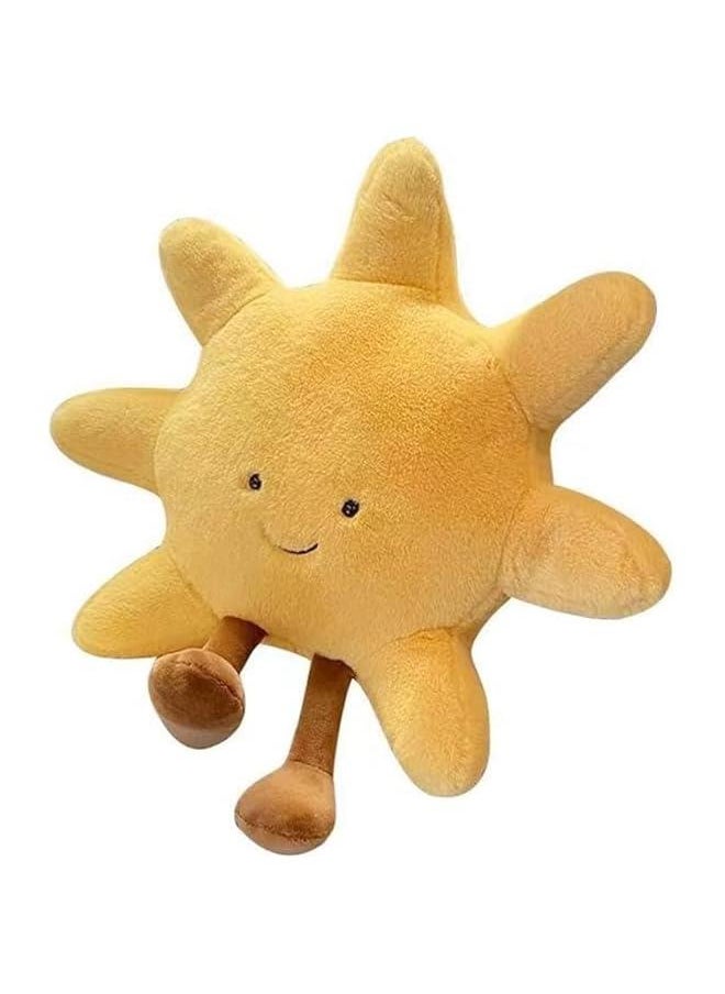 Sun Shaped Plush Toys, Soft Bedside Sofa Pillows, Used for Home Decoration as Birthday Gifts for Children and Girls (Sun)  - Image 1