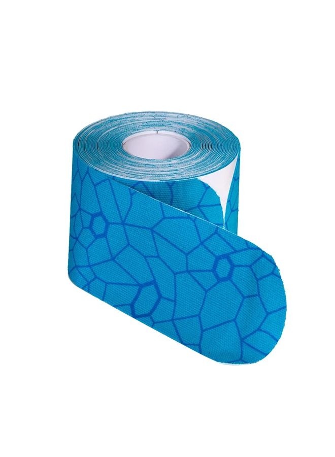 TheraBand Kinesiology Tape, Waterproof Physio Tape for Muscle & Joint Support with XactStretch Technology, Blue/Blue - Image 1