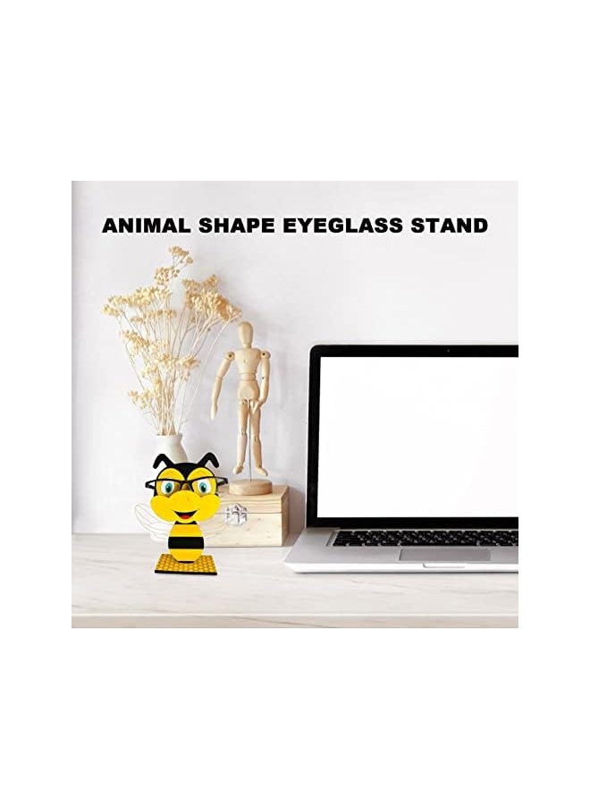 The Bros Glasses Display Stand Animal, Cute Glasses Stand, Wooden 3D Handmade Creative Sunglasses Display For Desktop Accessories, Home Decor  - Image 2