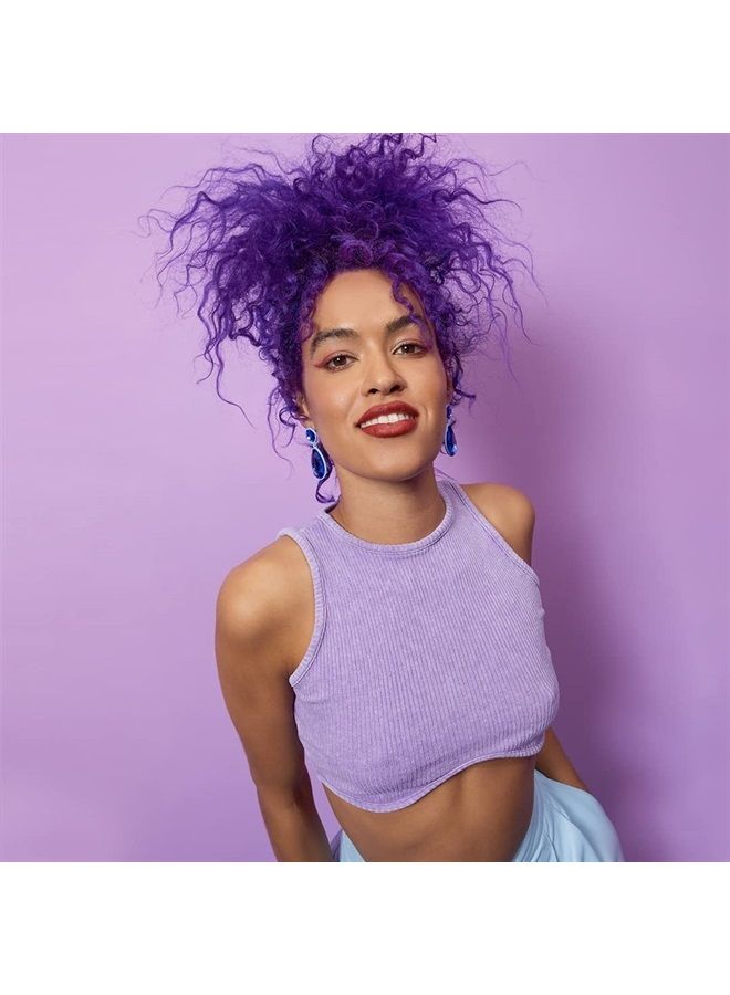 ARCTIC FOX Vegan and Cruelty-Free Semi-Permanent Hair Color Dye (4 Fl Oz, PURPLE AF) - Image 3