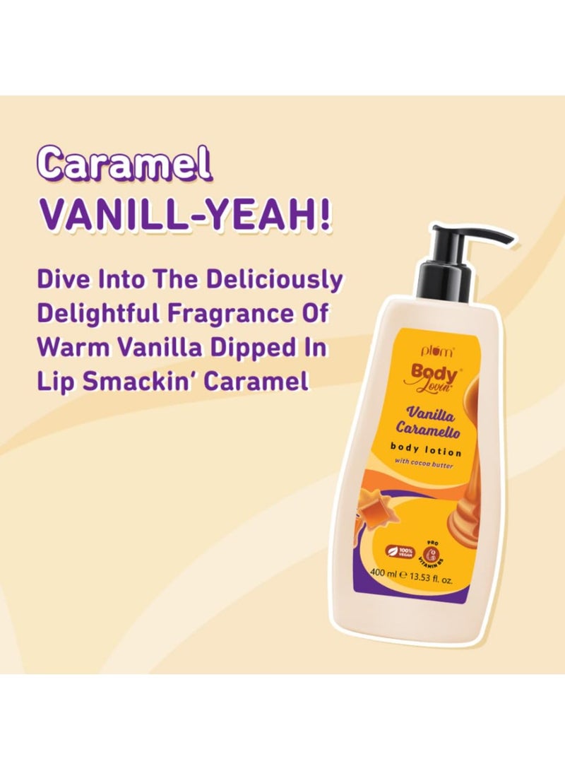 Plum Cocoa Butter & Vitamin B5 for Deep Moisturization | Non-Greasy | Soft & Glowing Skin | for Dry to Very Dry Skin | Warm & Cozy Vanilla Fragrance - 400ml - Image 3