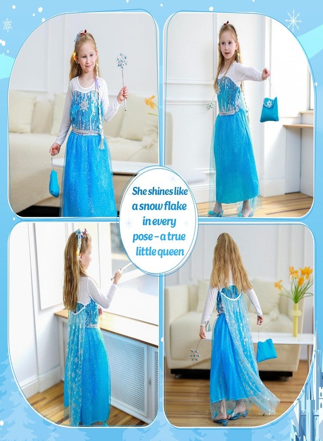 Meland Princess Dress Up for Girls - Light Up Halloween Costume for Girls Age 3-10, Princess Toys for Christmas Birthday Gift(S,3-4 Years) - Image 3