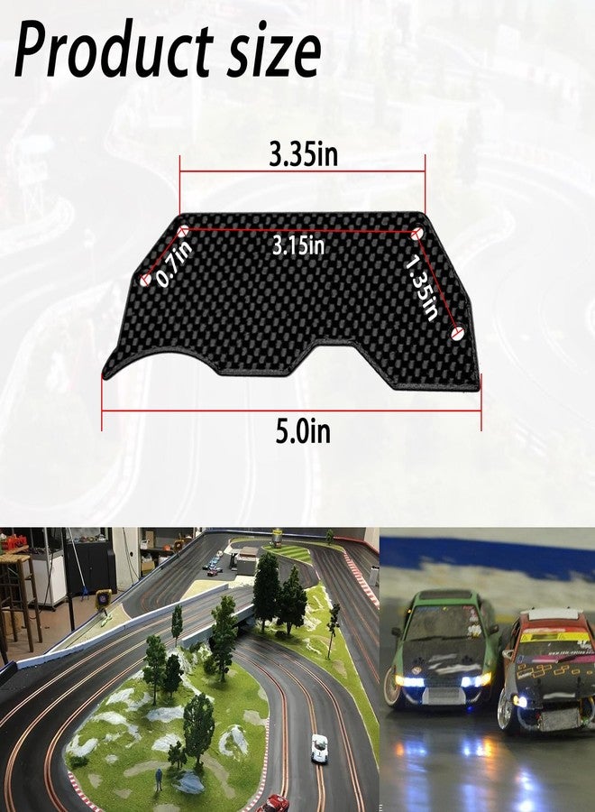 XTPTFABS 2PCS Car-Bon Fiber Air Dam Diffuser/Wheel Covers Ti2154218 Compatible with Arrma Limitless/Infraction 6s BLX - Image 3