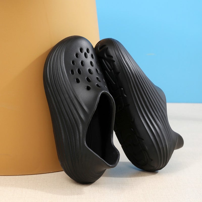 Summer Style Men'S And Women'S Couple'S Clogs, Fashionable And Casual Soft-Soled Solid Color Slip-On Clogs - Image 5