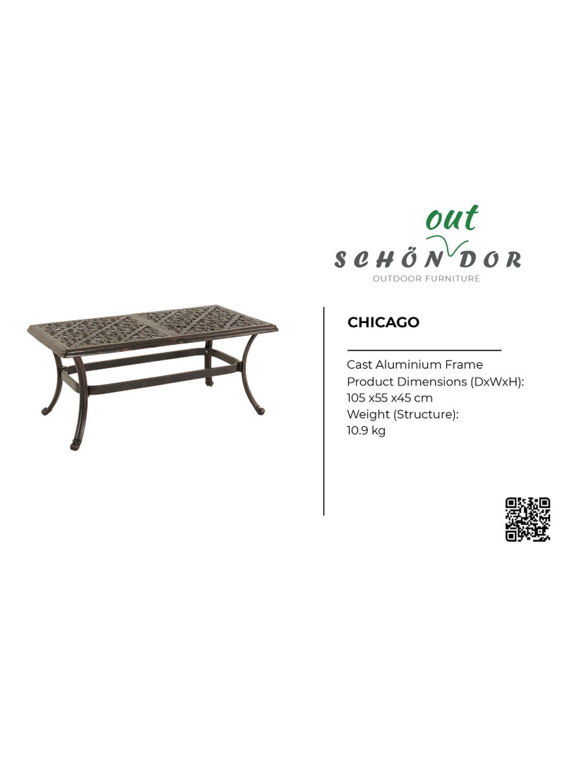 Schondor Furniture Philadelphia Sofa Set | 5 Seaters |Outdoor Furniture | Outdoor Dining Set | Tables & Chairs | Made in Aluminum Cast | Patio | Garden | Backyards | Perfect for Any Outdoor Space  - Image 3