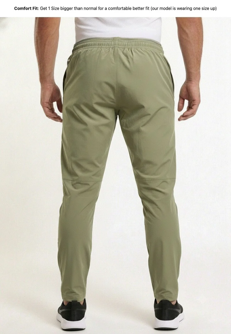 بريما إيس رجالي Joggers عشاق الجيم بريميوم Olive Green